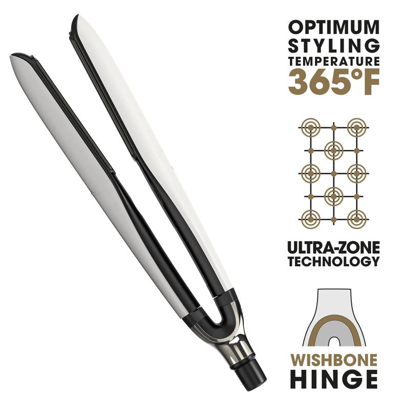 Alisador de cabelo Flat Iron ghd Platinum+ Styler White - Chapinha